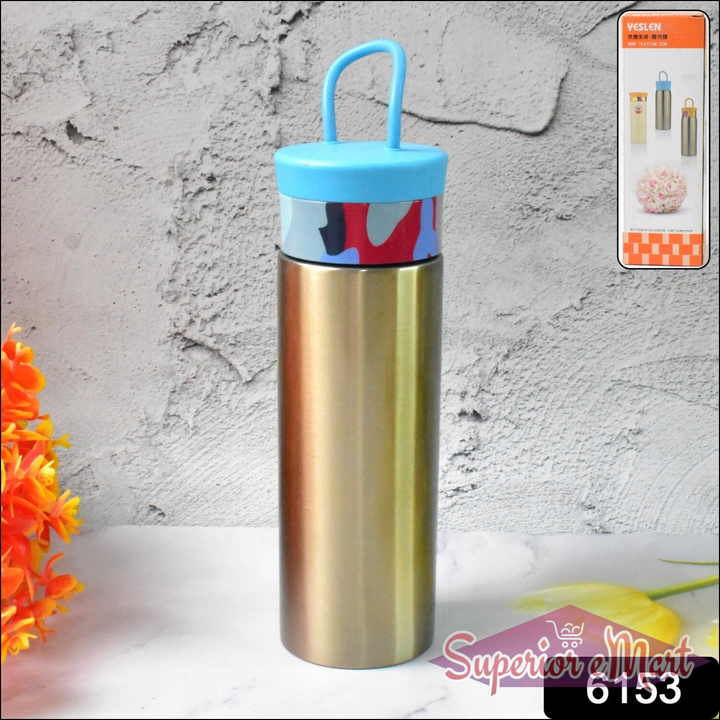 300ml Stainless Steel Water Bottle with Handle - Superior eMart