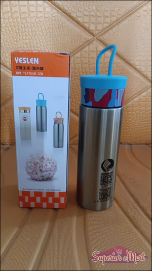 300ml Stainless Steel Water Bottle with Handle - Superior eMart