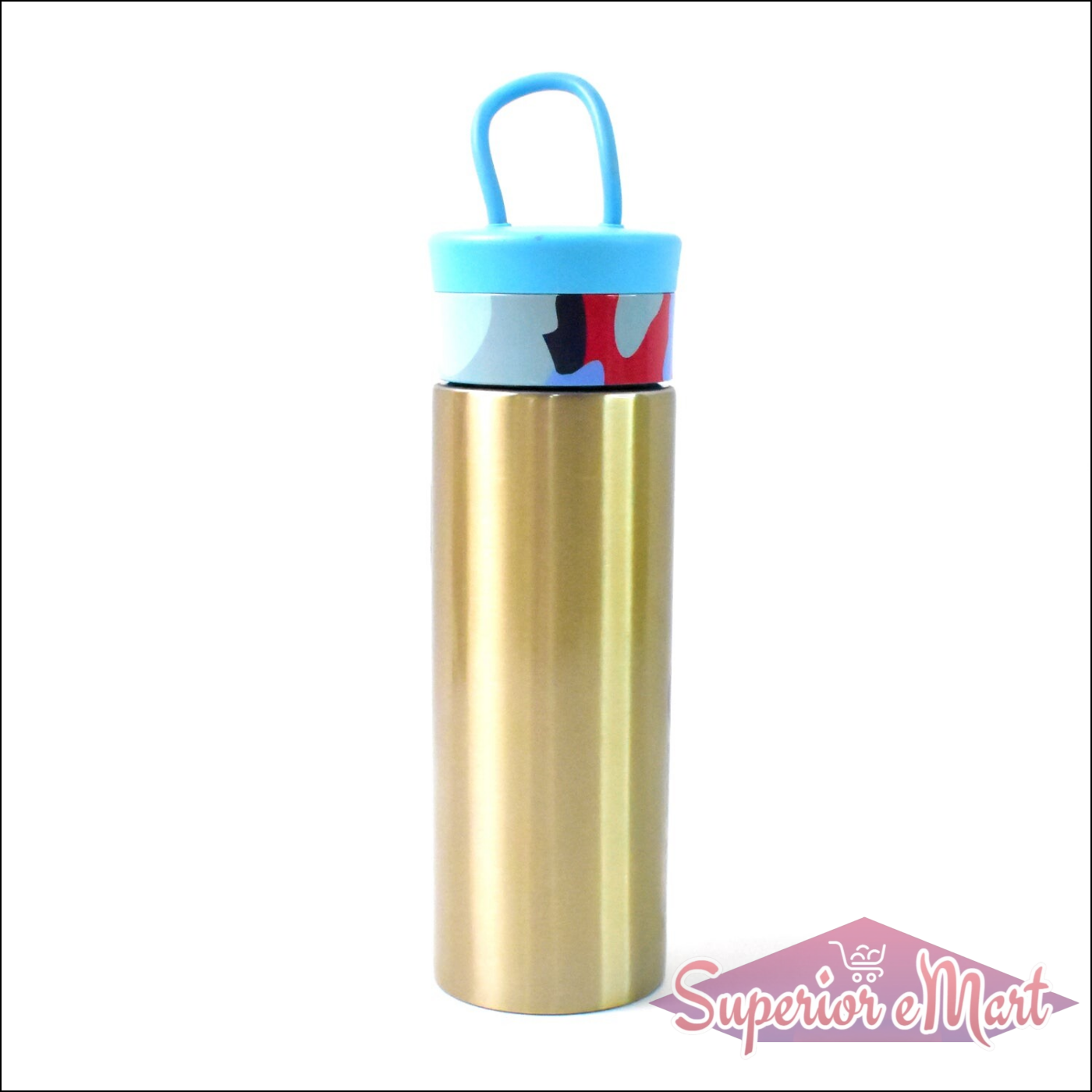 300ml Stainless Steel Water Bottle with Handle - Superior eMart