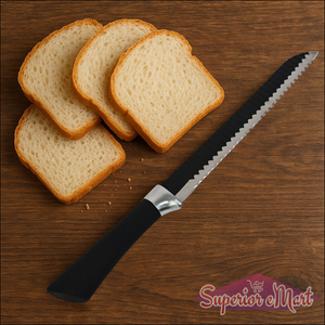 32 Cm Serrated Bread Knife With Ergonomic Handle - Superior eMart