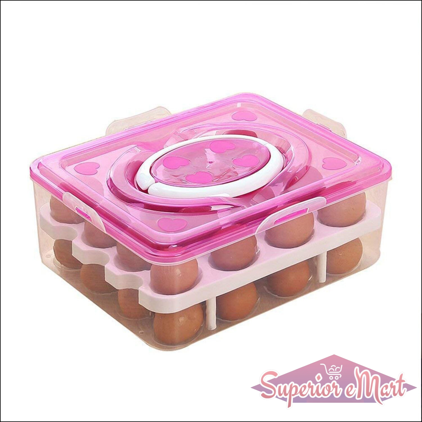 32-Grid Egg Tray with Lid - Superior eMart