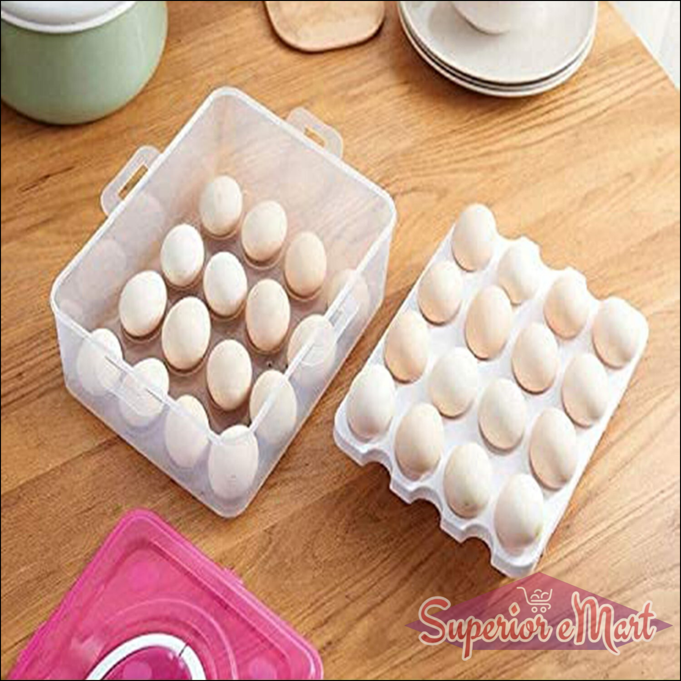 32-Grid Egg Tray with Lid - Superior eMart
