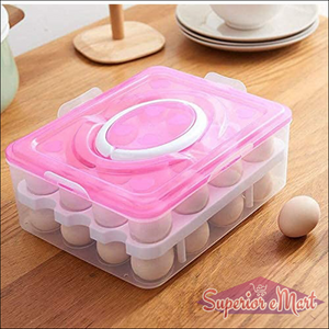 32-Grid Egg Tray with Lid - Superior eMart