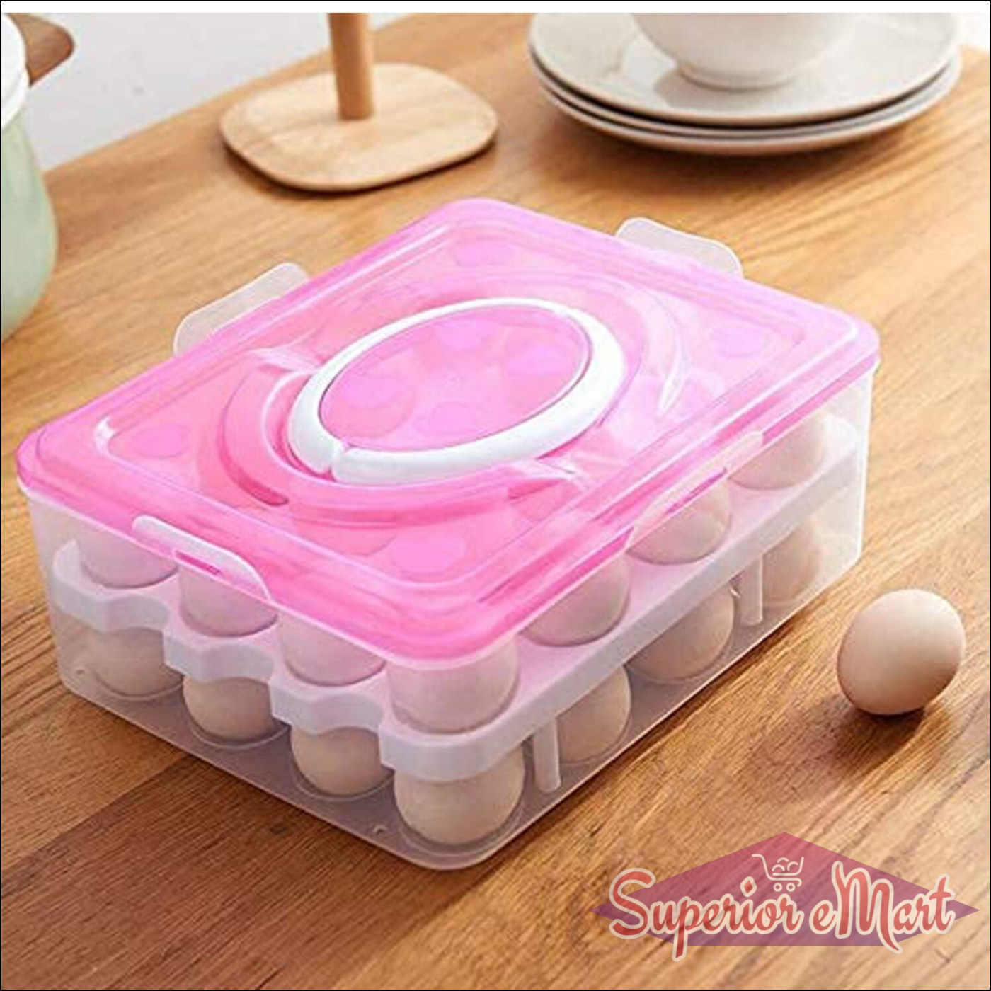 32-Grid Egg Tray with Lid - Superior eMart