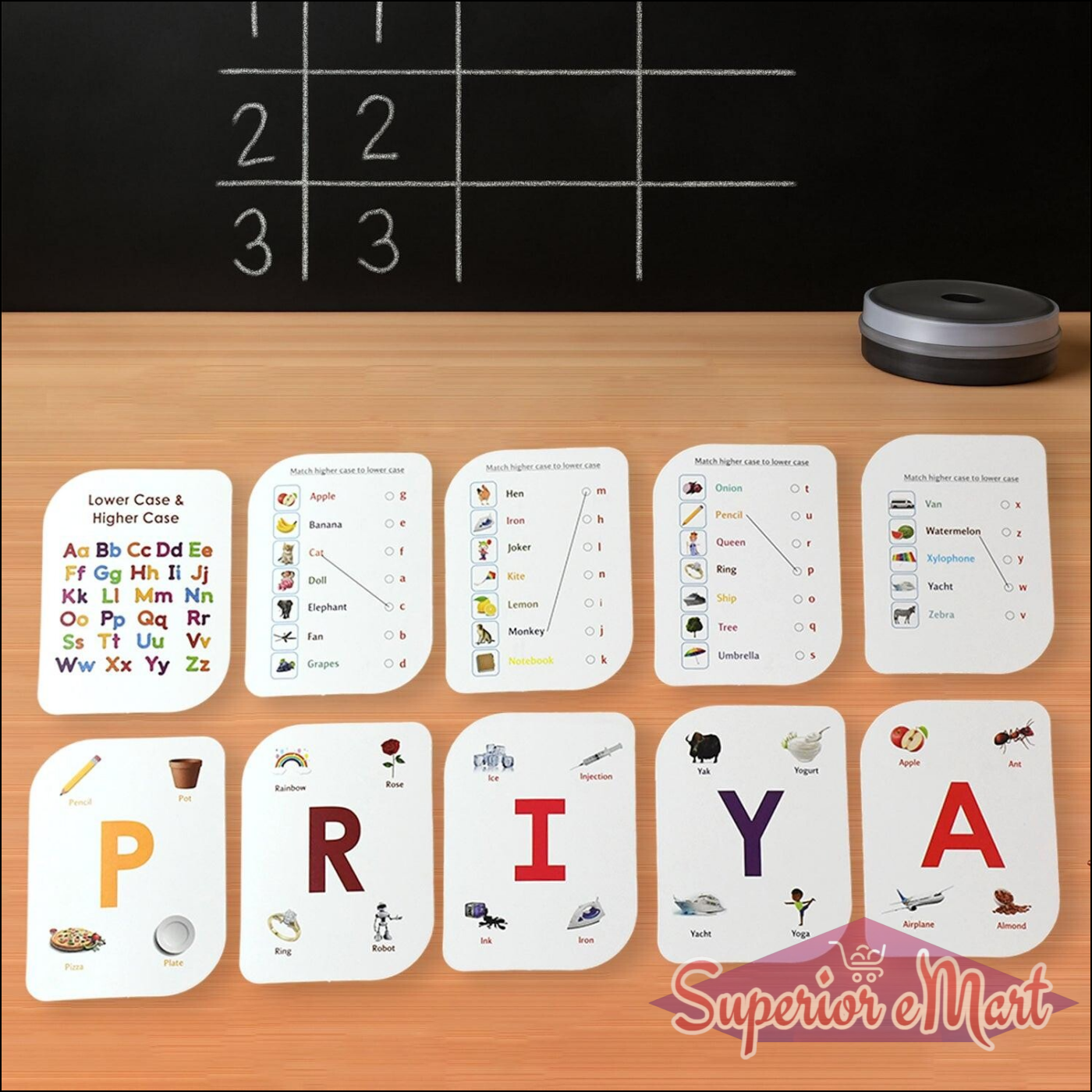 32-piece Alphabet Flash Cards Set - Superior eMart