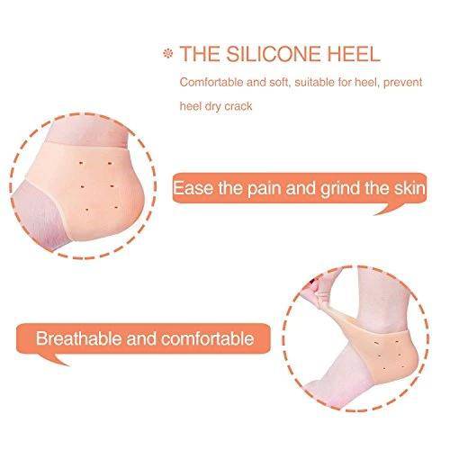 339 Moisturizing Skin Softening Silicone Gel For Dry Cracked Heel Repair (Multicolour) - Superior eMart