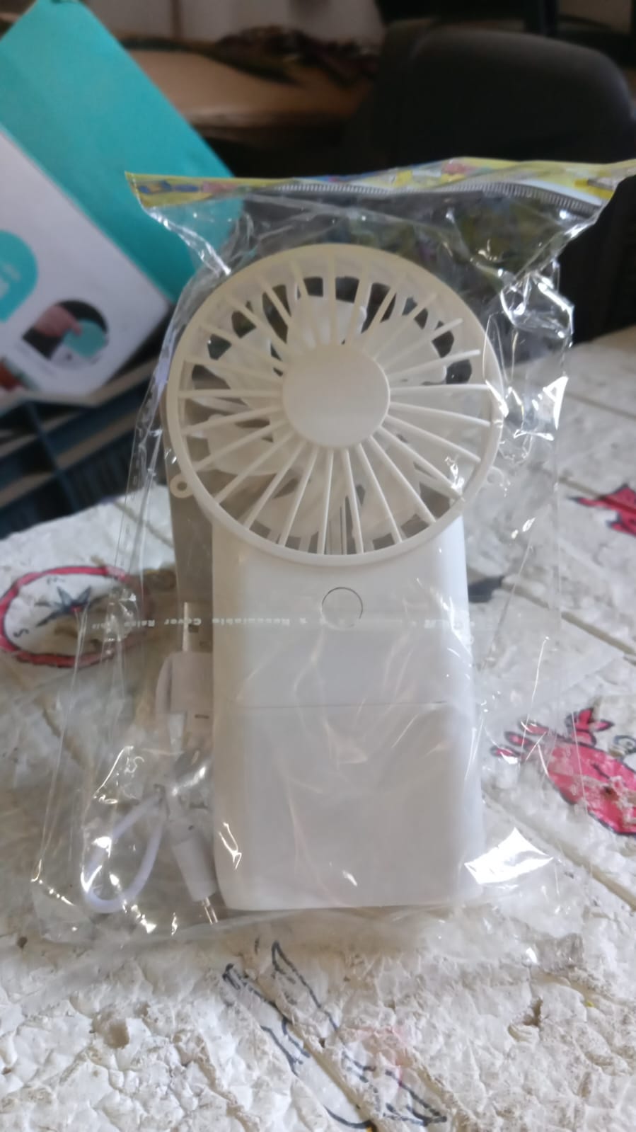 Portable Small Electric Fan, Handheld Fan With 3 Modes USB Rechargeable Mini Stu - 17730_small_handheld_fan_no5