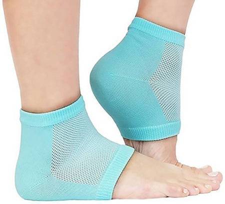 343 Heel Pain Relief Silicone Gel Heel Socks (Multicolor) - Superior eMart