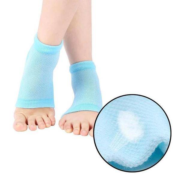 343 Heel Pain Relief Silicone Gel Heel Socks (Multicolor) - Superior eMart