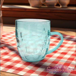 350ml Coffee Mugs Set - 2 Clear Glass Cups - Superior eMart