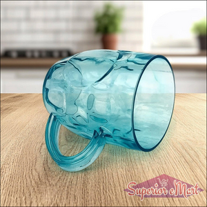 350ml Coffee Mugs Set - 2 Clear Glass Cups - Superior eMart