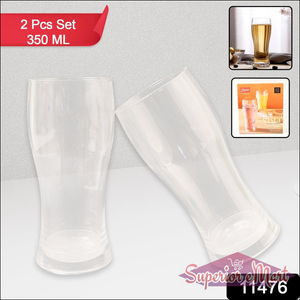 350ml Durable Drinking Glasses - 2 Pcs Set - Superior eMart