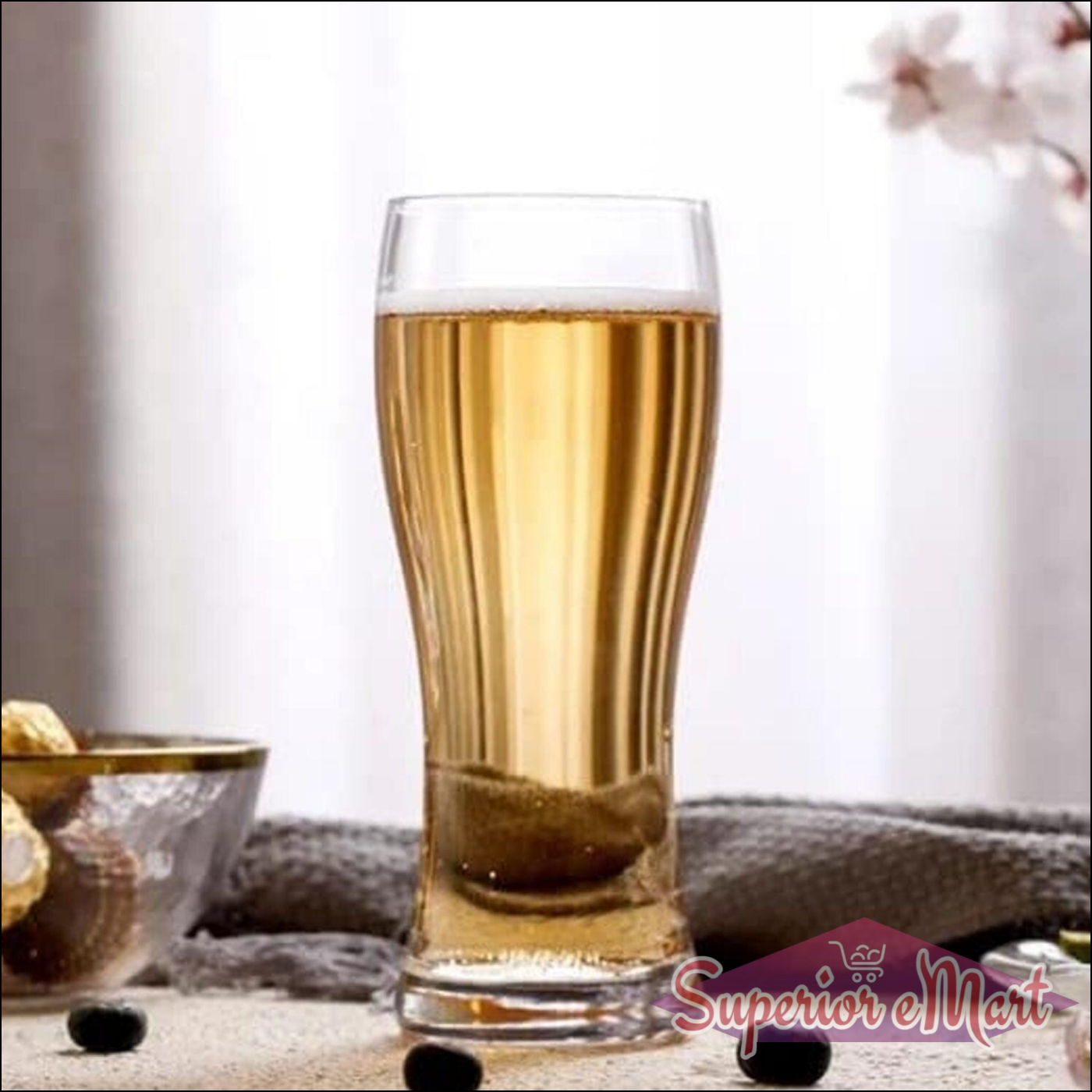 350ml Durable Drinking Glasses - 2 Pcs Set - Superior eMart