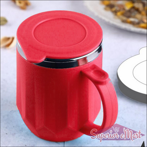 350ml Travel Coffee Mug with Lid - Durable & Stylish - Superior eMart
