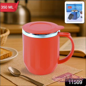 350ml Travel Coffee Mug with Lid - Durable & Stylish - Superior eMart