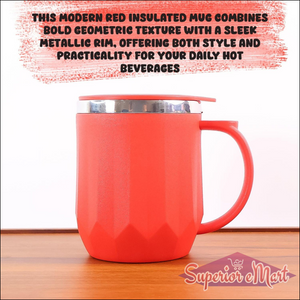 350ml Travel Coffee Mug with Lid - Durable & Stylish - Superior eMart