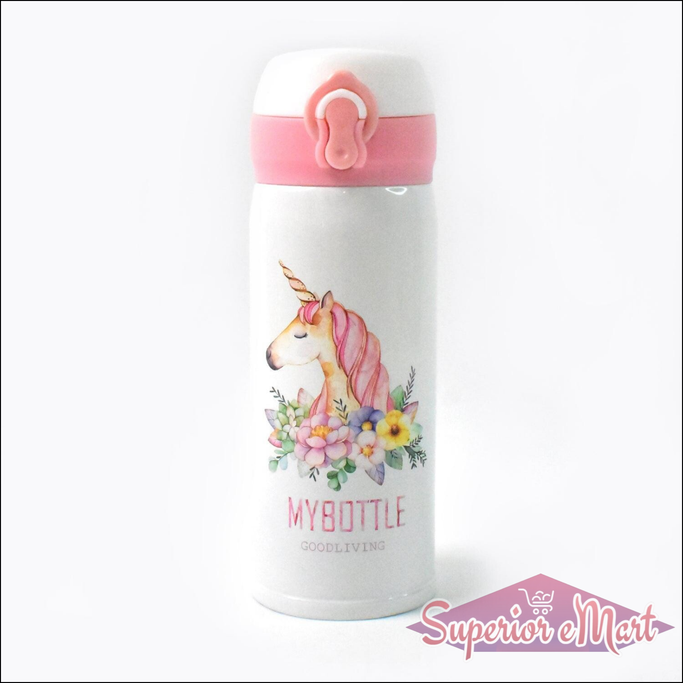 350ml Vacuum Flask for Kids - Unicorn Design - Superior eMart