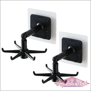 360 Rotatable Hooks For Hanging (Pack Of 2) (Brown Box) - Superior eMart