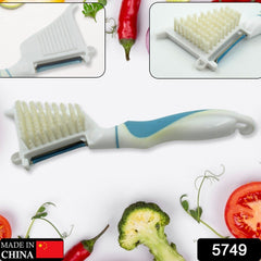 Multipurpose Peeler Brush, Vegetable Peeler with Brush, Multifunctional Fruits a - 5749_vegetable_peeler_with_brush