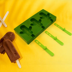 Ice Cream Mould Popsicle Mold, Cactus Shape Ice Pop Molds Homemade Popsicle for  - 10077_pla_cactus_ice_mould_1pc