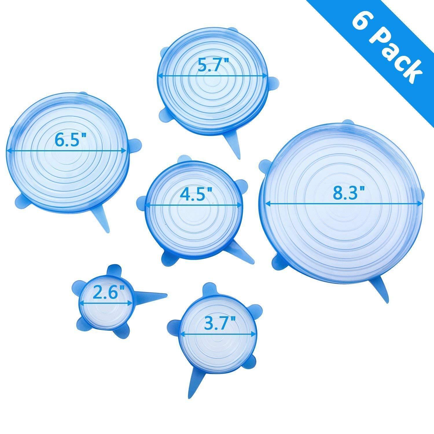 Superior eMart Silicone Stretch Lids Set - 7 Sizes
