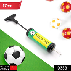 Inflator Air Ball Pump Soft Bouncing Ball Development Kids Toy, Sports Plastic P - 9333_plastic_ball_pump_17cm