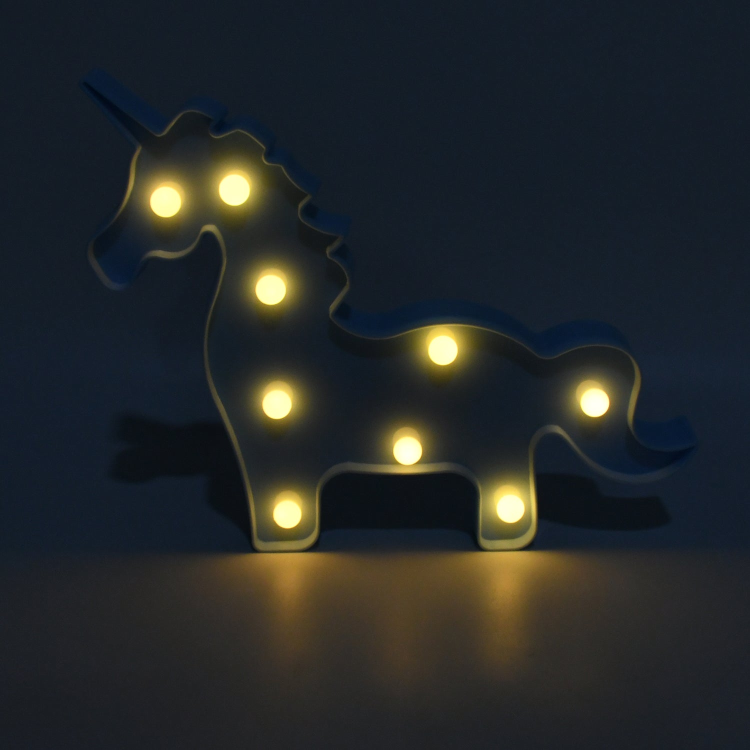 3D LED Unicorn night light for kids with soft glowing lights for a magical bedroom decor