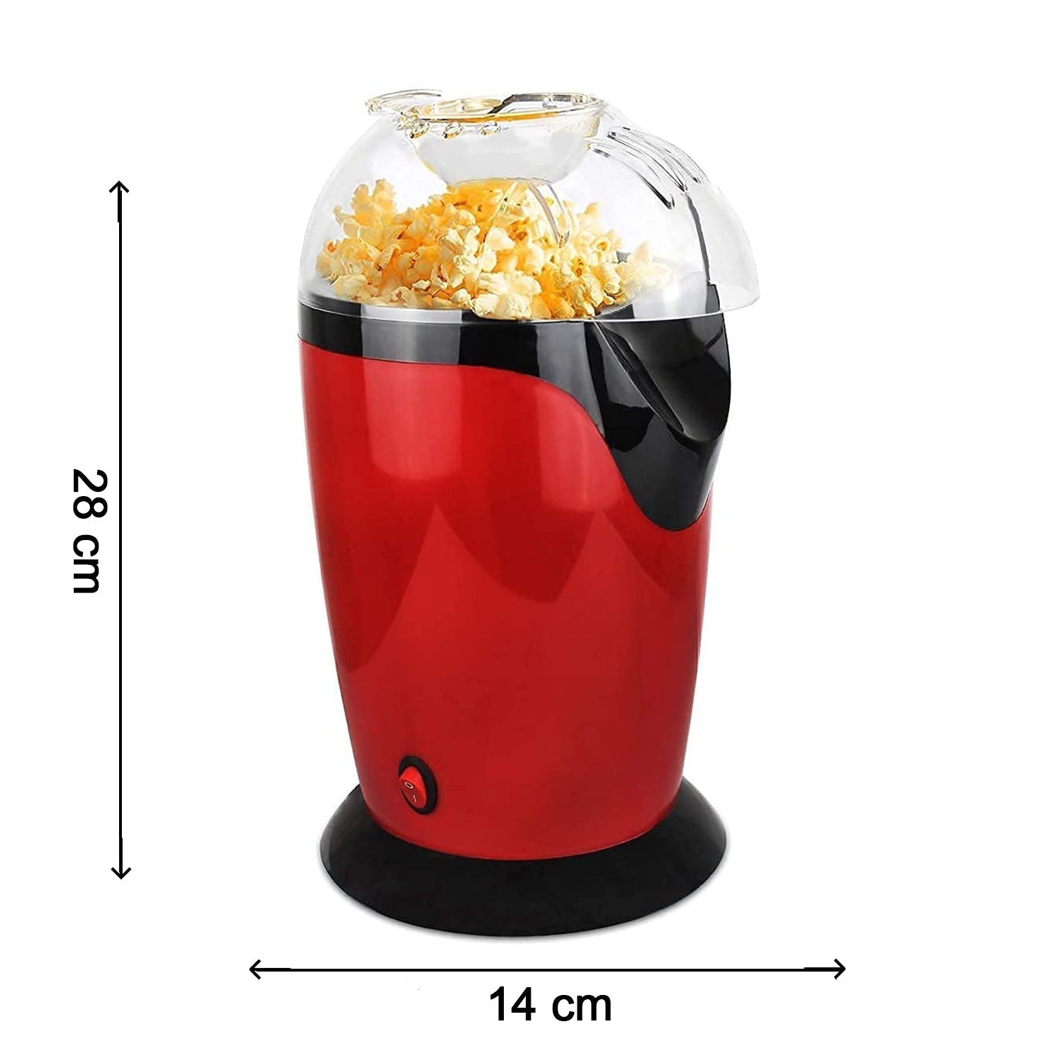 Popcorn maker on a kitchen counter