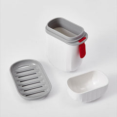 Stylish and Practical Soap Holder for Travel  Soap Box With Secure Seal and Non  - 4326_soap_holder_with_cover