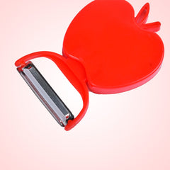 Apple Shaped Folding Peeler Vegetable Peeler for Kitchen, Home Fruit Peelers, Gr - 5929_apple_shaped_peeler