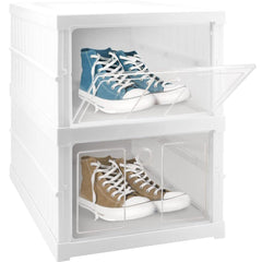 Stackable Multifunctional Storage, for Clothes Foldable Drawer Shelf Basket Util - 17665_multi_2_layer_storage_rack