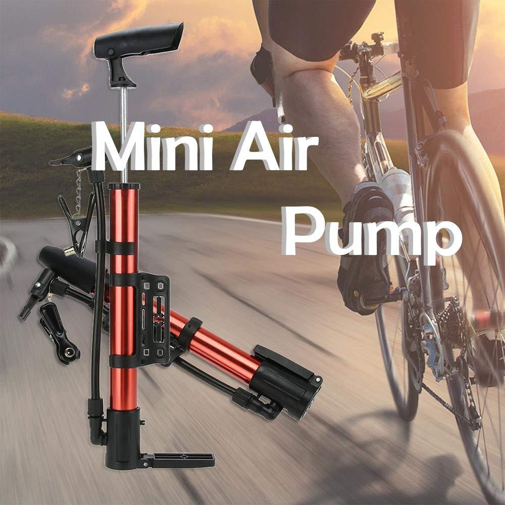 एल्युमिनियम मिनी साइकिल एयर पंप (मल्टीकलर) - 0544_mini_air_pump