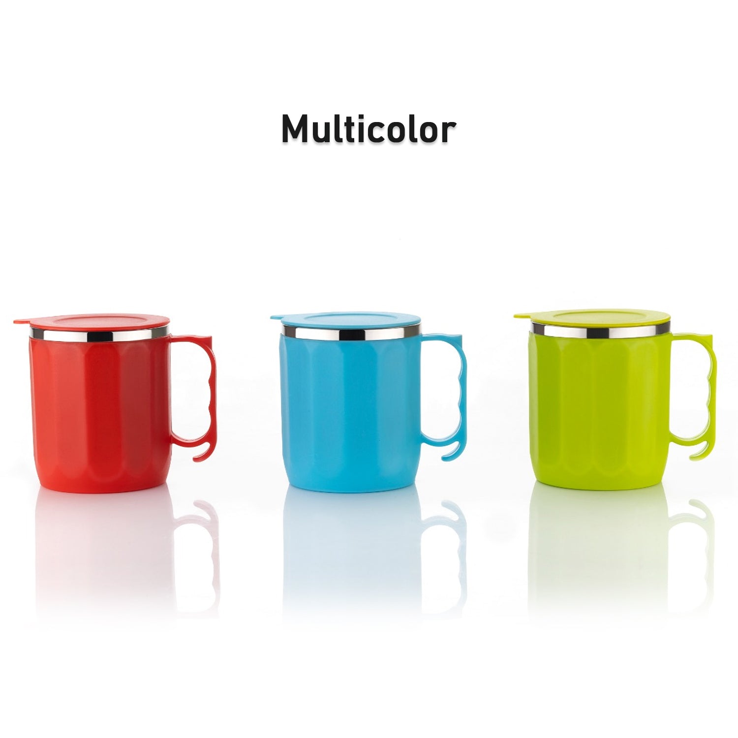 250ML Stainless Steel Mug: Insulated, Leakproof Lid, Hot/Cold Drinks (Mix Color) - 5786_ss_moment_mug_1pc_250ml