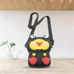 Cute Cartoon Girls' Backpack, Shoulder Bag /  Purse, Portable, Mini Silicone Han - 1217_cute_cartoon_shoulder_purse