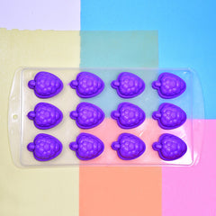 Silicone Mold Ice Cube Tray Creative Sweet Multi Type Ice Tray Buckets, Ice Cube - 5709_blueberry_shape_ice_tray_1pc