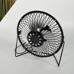 USB Table Desk Personal Metal Electronic Fan, Compatible with Computers, Laptops - 17678_usb_table_desk_fan_no2