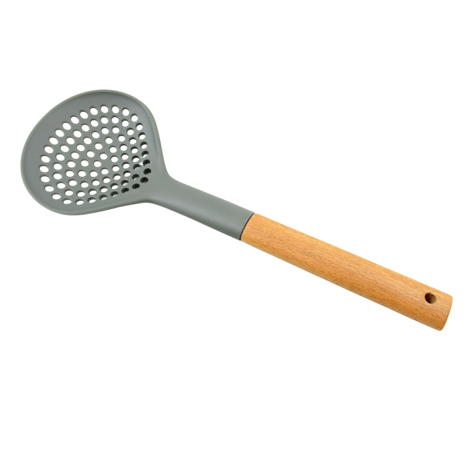 Plastic Kitchen Accessories Skimmer, Spatula Spoon & Soup Spoon Heat Resistant   - 5756_plastic_cooking_skimmer_1pc