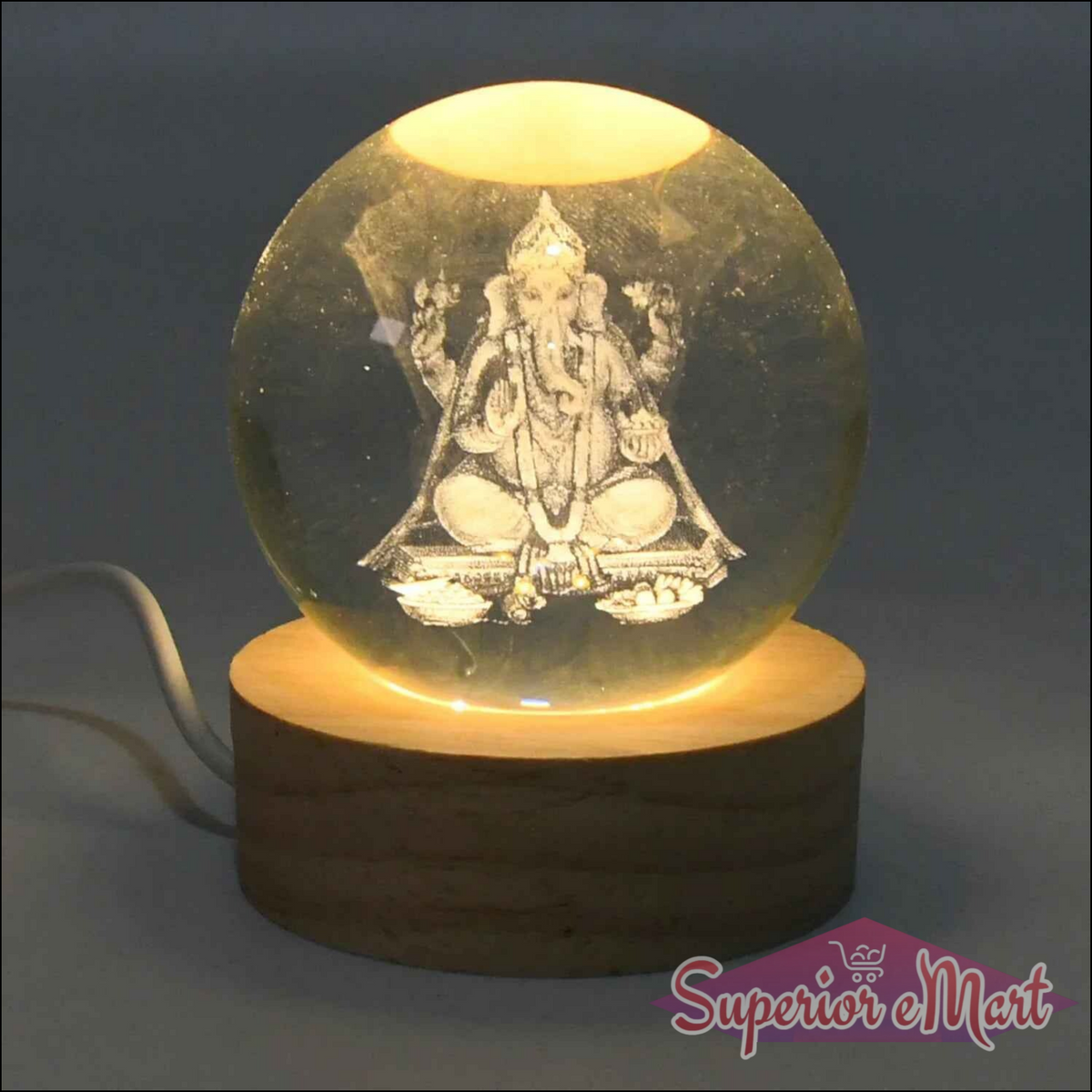 3D Crystal Ball Lamps for Bedroom - Superior eMart