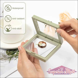3D floating display frame 1 pc showcased, highlighting its waterproof and anti-dust features