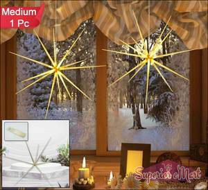 3D Gold Star Hanging Decoration - Superior eMart