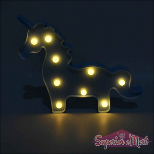 3D LED Unicorn Night Light - Superior eMart