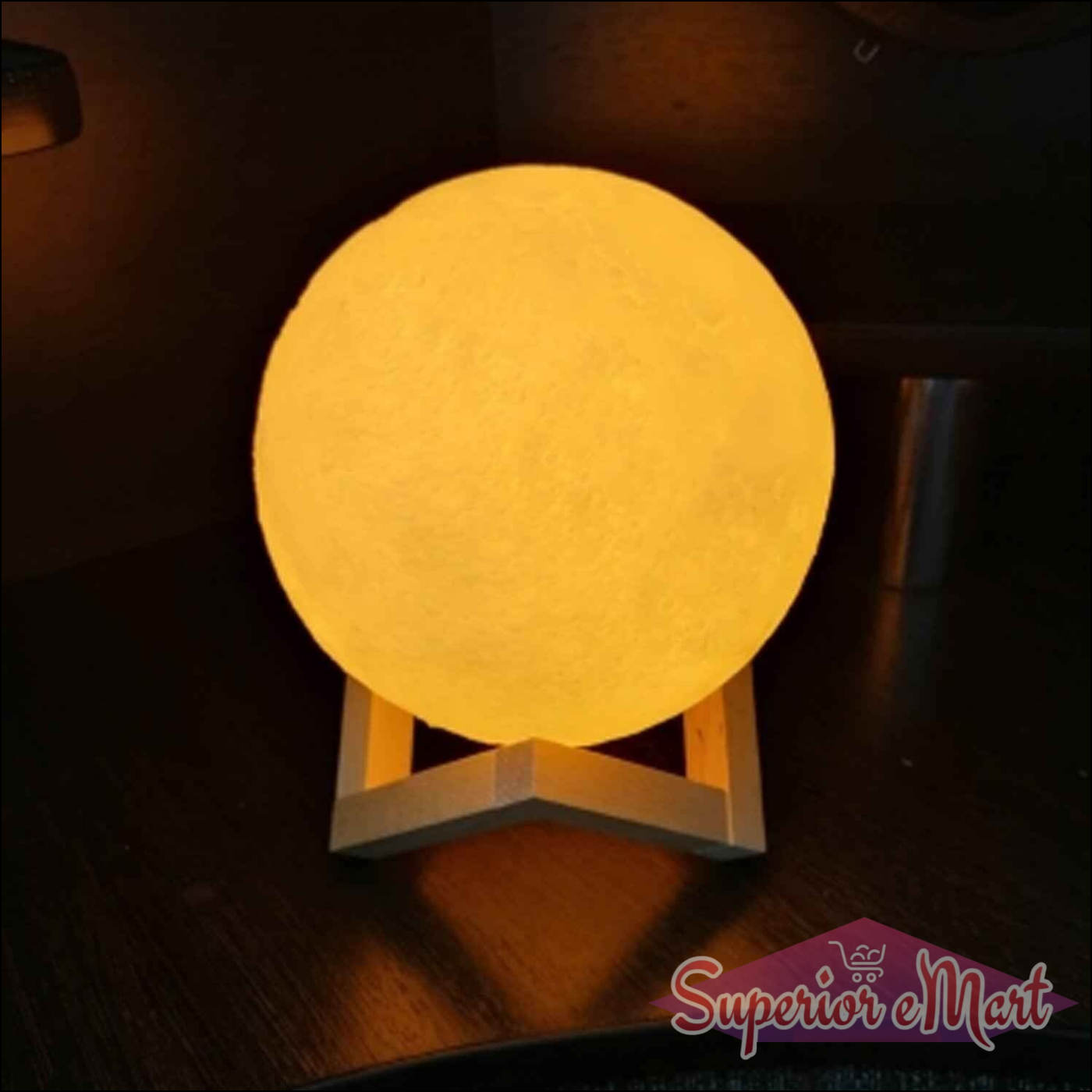 3D Moon Lamp Touch Control - Superior eMart
