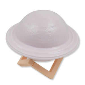 3D Saturn Lamp Night Light with Stylish Base, Perfect for Bedroom or Living Room Decor