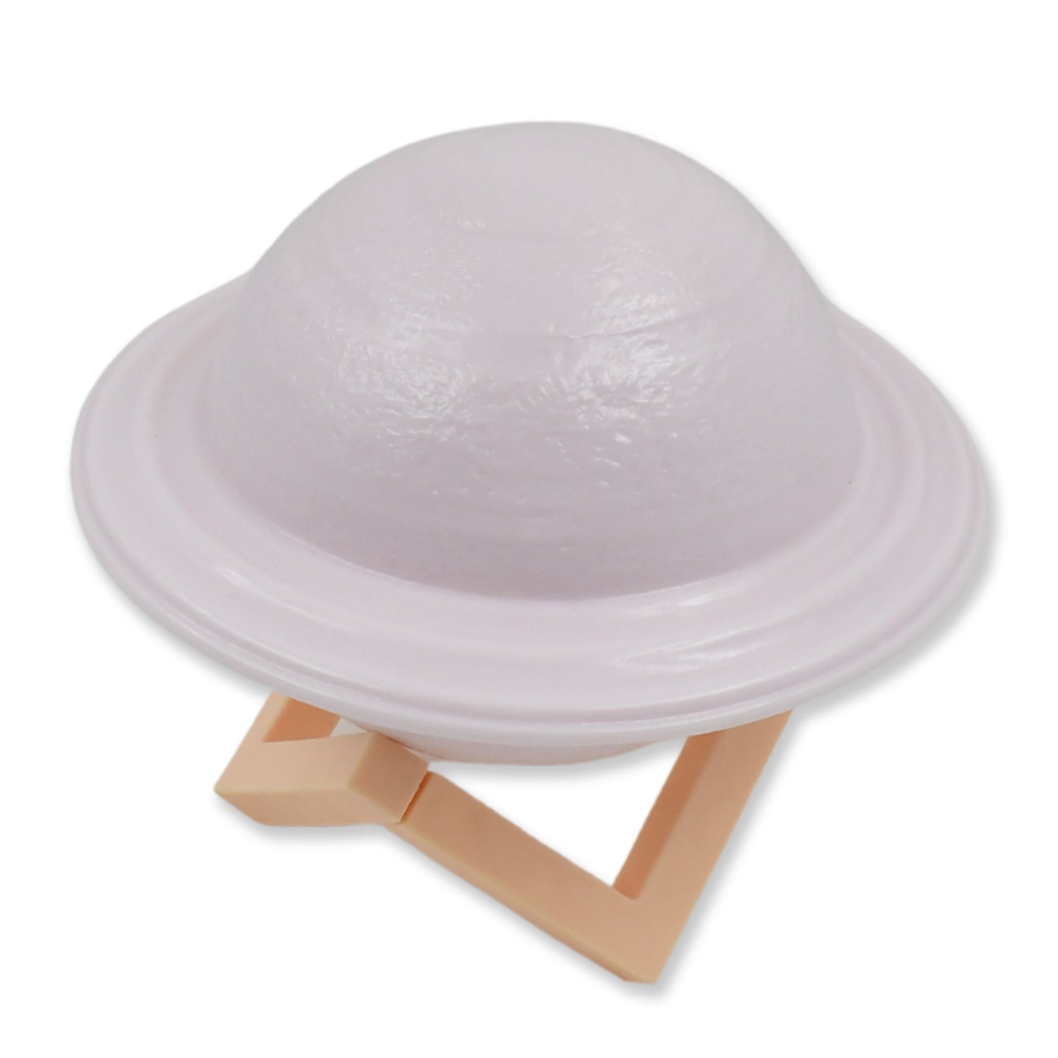 3D Saturn Lamp Night Light with Stylish Base, Perfect for Bedroom or Living Room Decor