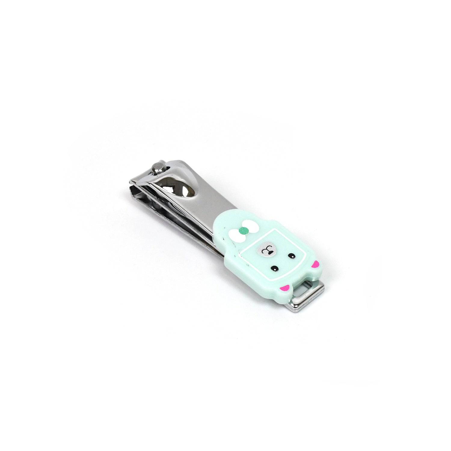 Cute Nail Clipper With Nail Catcher Nail File - Stainless Steel (1 Pc) - Superior eMart