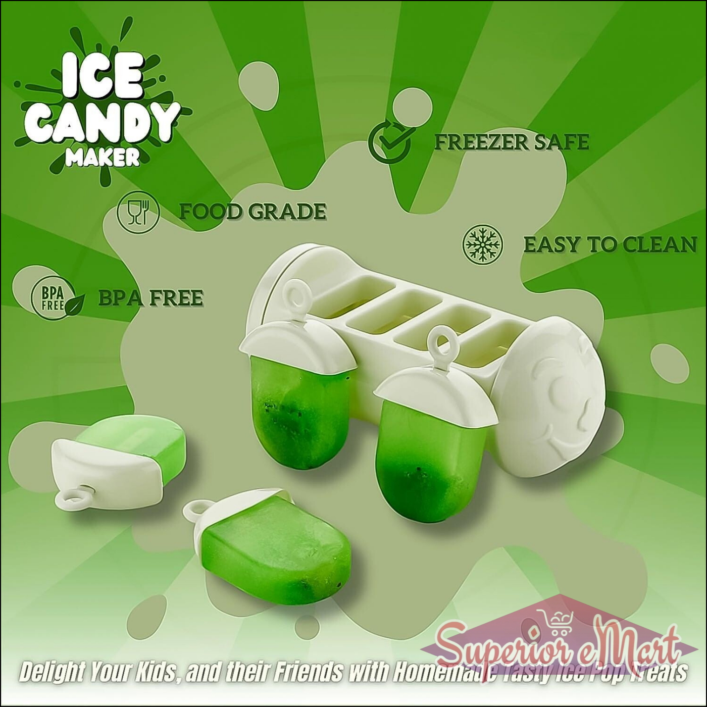 4 Compartment Kulfi Mold - Superior eMart