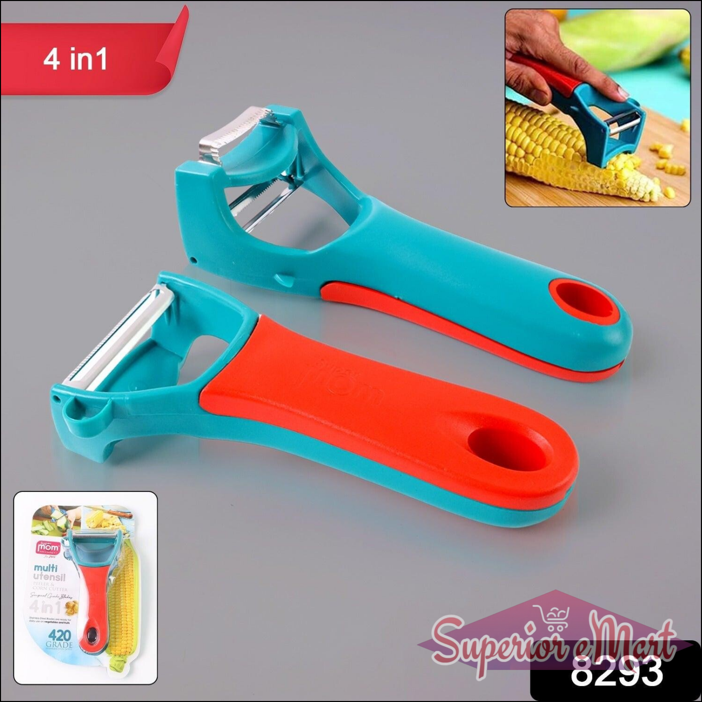 4 in 1 Fruit and Veggie Peeler - Superior eMart