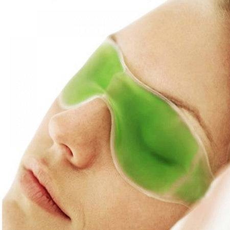 403 Cold Eye Mask With Stick-on Straps (Green) - Superior eMart