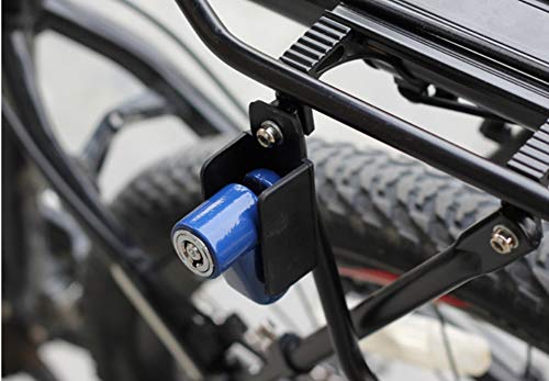 Anti-theft disc lock security for bike wheels