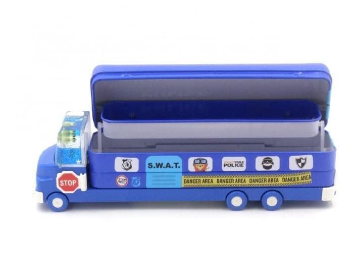 Double Decker Magic Truck Compass Multi Level Metal Truck Compass Pencil Case wi - 4568_metal_truck_compass